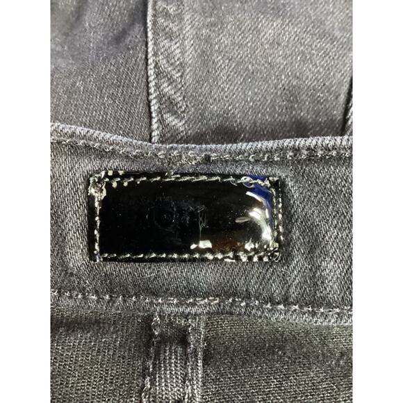 Mother "The Hustler" Ankle Fray Black Denim Jean Size 28 - Picture 4 of 4